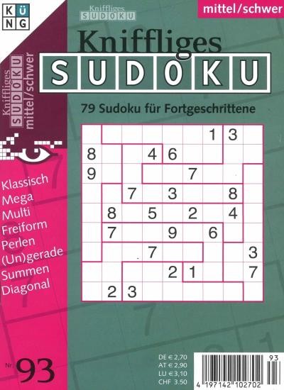 KNIFFLIGES SUDOKU Abo